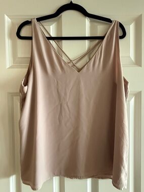 Express Blush Strappy V-Neck Camisole